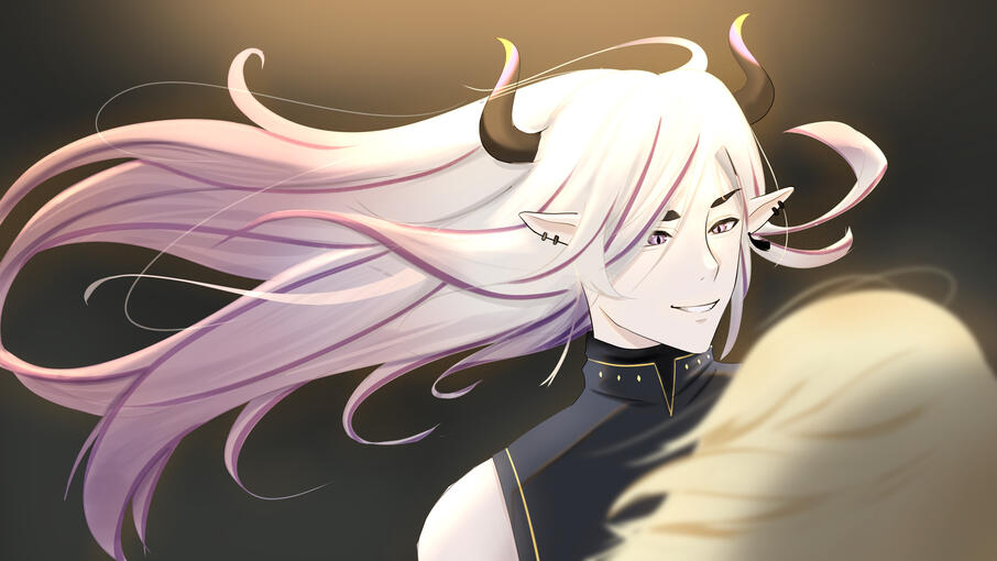 VN style CG Art